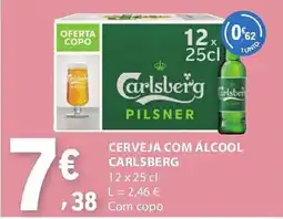E.Leclerc Cerveja com álcool carlsberg promoção