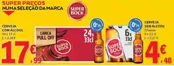 E.Leclerc Cerveja com álcool super bock promoção