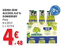 E.Leclerc Sidra sem álcool 0.0% somersby pera promoção