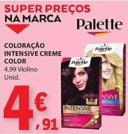 E.Leclerc Coloração intensive creme color palette promoção