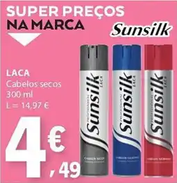 E.Leclerc laca sunsilk cabelos secos promoção