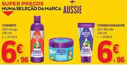 E.Leclerc champô aussie sos longo promoção
