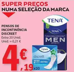E.Leclerc pensos de incontinência discreet promoção