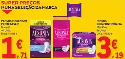 E.Leclerc Pensos higiênicos ausonia protegeslip promoção