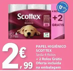 E.Leclerc Papel higiênico scottex promoção