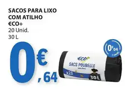 E.Leclerc sacos para lixo com atilho eco+ promoção