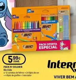 Intermarché Pack p colorir bic kids promoção