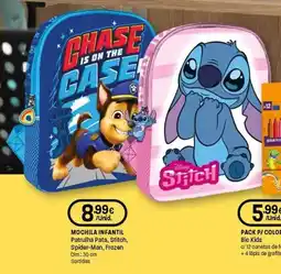 Intermarché Mochila infantil promoção
