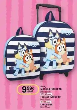 Intermarché Bluey mochila junior 3d promoção