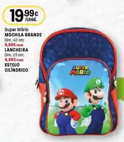 Intermarché Super mario mochila grande promoção
