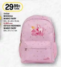 Intermarché Ambar mochila magic fairy promoção