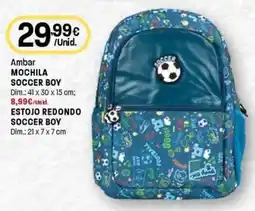 Intermarché Ambar mochila soccer boy promoção
