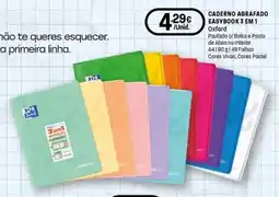 Intermarché Caderno agrafado easybook 3 em 1 oxford promoção