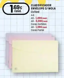 Intermarché Classificador envelope c mola oxford promoção