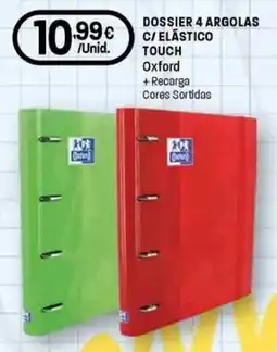 Intermarché Dossier 4 argolas c elástico touch oxford promoção