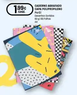Intermarché Caderno agrafado capa polipropileno porsi promoção