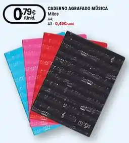 Intermarché Caderno agrafado música mitos promoção