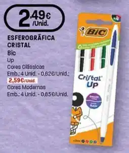Intermarché Esferográfica cristal bic promoção