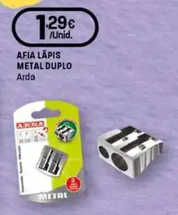 Intermarché Afia lapis metal duplo arda promoção
