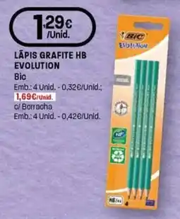 Intermarché Lapis grafite hb evolution bic promoção