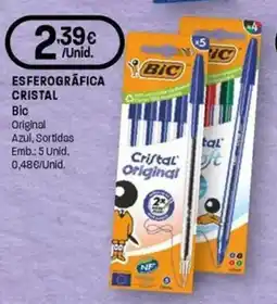 Intermarché Esferográfica cristal bic promoção