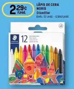 Intermarché Lápis de cera noris staedtler promoção