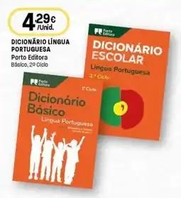 Intermarché Dicionário lingua portuguesa porto editora promoção