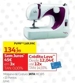 Auchan Máquina de Costura JATA MC695 promoção