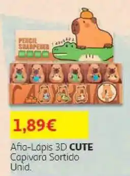 Auchan Afiá-lápis 3d cute capivara sortido promoção