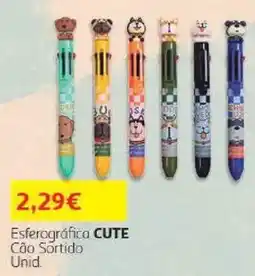 Auchan Esferográfica CUTE promoção