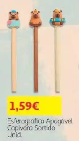 Auchan Esfografica apagavel capivara sortido promoção