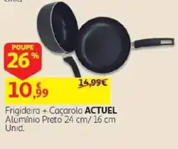 Auchan Frigideira + Cacarola Actuel promoção