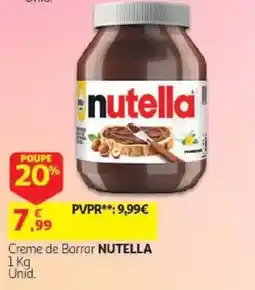 Auchan Creme de Barrar Nutella promoção