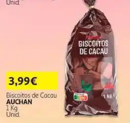 Auchan Biscoitos de Cacau Auchan promoção