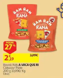 Auchan Ravioli Kids A Vaca Que Ri promoção