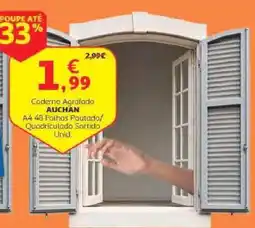 Auchan Caderno Agrafado Auchan promoção