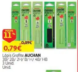 Auchan Lápis Grafite Auchan promoção