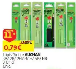 Auchan Lápis Grafite Auchan promoção