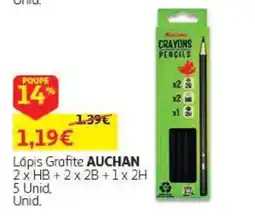 Auchan Lápis Grafite Auchan promoção