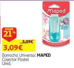 Auchan Borracha Universal MAPED Colector Pastel promoção