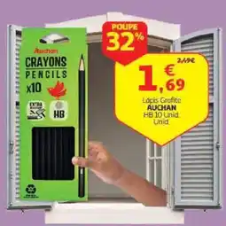Auchan Lápis Grafite AUCHAN promoção
