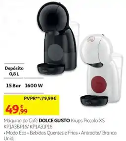 Auchan Máquina de Café DOLCE GUSTO Krups Piccolo XS promoção