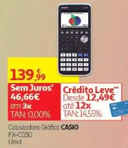 Auchan Calculadora Gráfica Casio FX-CG50 promoção