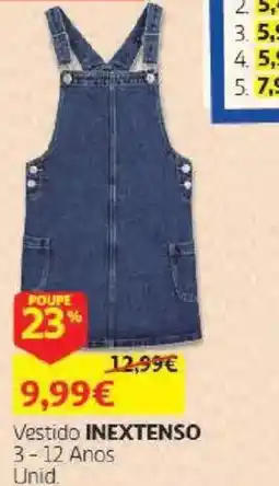 Auchan Vestido inextenso promoção