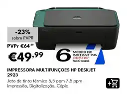 Radio Popular Impressora multifunções hp deskjet 2923 promoção