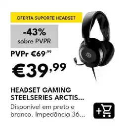 Radio Popular headset gaming steelseries arctis promoção