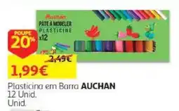 Auchan Plasticina em barra auchan promoção