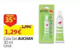Auchan Cola Gel Auchan promoção