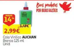 Auchan Cola Vinílica Auchan promoção