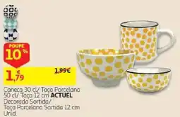 Auchan Caneca 30 cl/ Taça Porcelana 50 cl/ Taça 12 cm ACTUEL Decorada Sortida/ Taça Porcelana Sortida 12 cm promoção